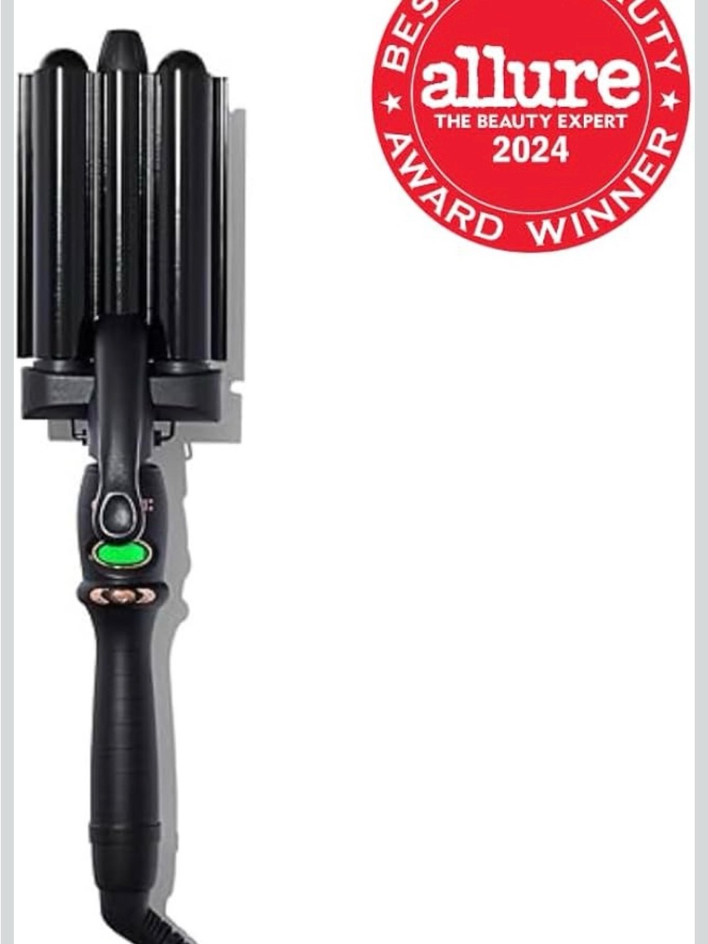 Amika Black Triple-Barrel Hair Waver
